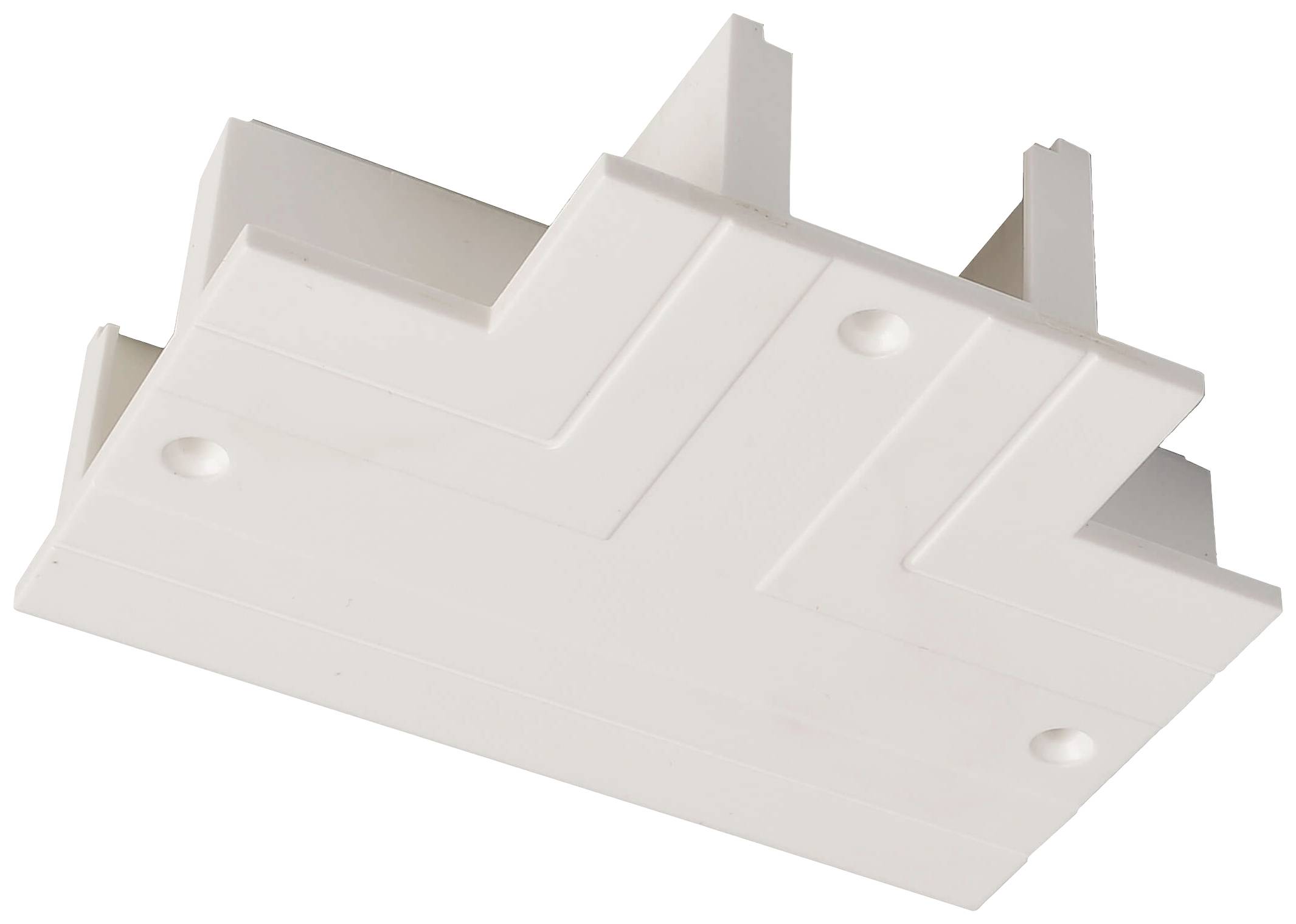 Deko Light 710093 D Line Abdeckblende T-Verbinder Componente per sistema su binario ad alta tensione Binario conduttore trifase Bianco