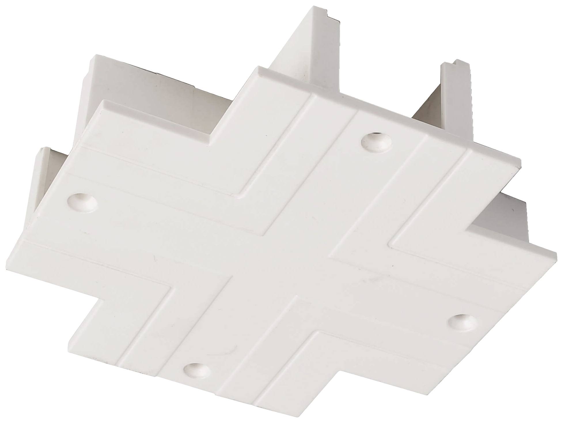 Deko Light 710092 D Line Abdeckblende X-Verbinder Componente per sistema su binario ad alta tensione Binario conduttore trifase Bianco