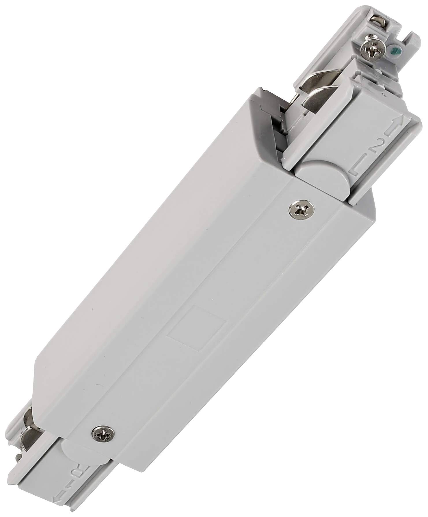 Deko Light 710043 D Line elektrischer Längsverbinder, Einspeisemöglichkeit links-rechts Componente per sistema su binario ad alta tensione Binario con