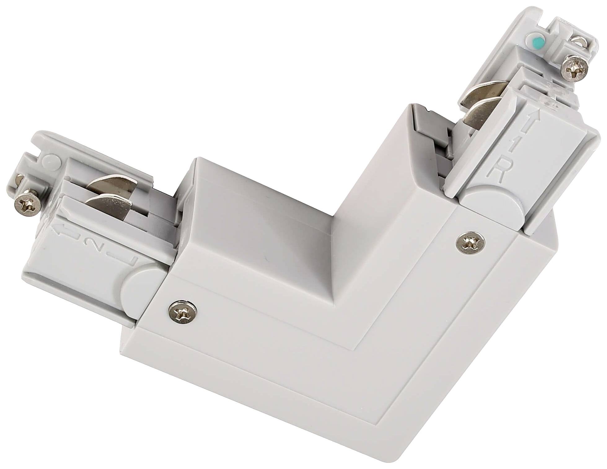 Deko Light 710037 D Line 90°-Verbinder links-rechts mit Wechselmechanik Componente per sistema su binario ad alta tensione Binario conduttore trifase 