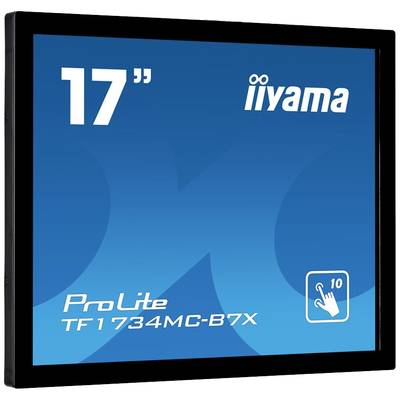 17-palcový dotykový monitor ProLite od spoločnosti iiyama, model TF1734MC-B7X, s multitouch funkciou, vhodný pre rôznorodé použitie.