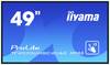 Iiyama ProLite TF4939UHSC-B1AG veľkoformátový displej En.trieda 2021: G (A - G) 124.5 cm(49 palca )3840 x 2160 Pixel, 24/7, integrovaný reproduktor, mód portrét, vícedotkový (Multi-Touch), Funkcia proti vzplanutiu