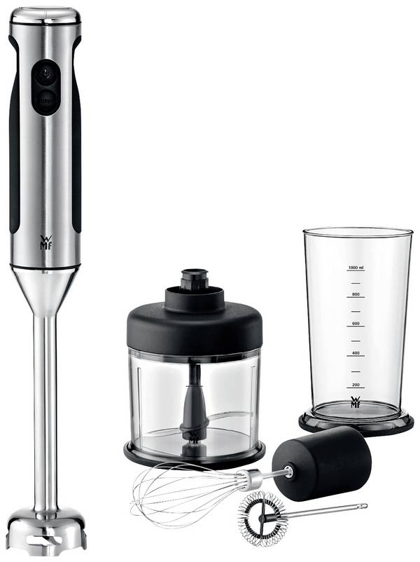 WMF Lineo tyčový mixér 700 W funkcia turbo, so stojnou nohou, s mixovacou nádobou nerezová oceľ, čierna