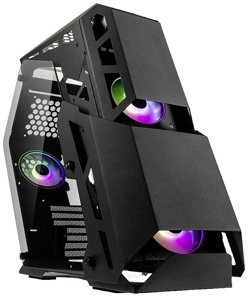 Kolink BIG CHUNGUS SHREDDED Tower Contenitore, PC Case da gioco Nero