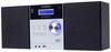 UNIVERSUM MS 300-21 stereo systém AUX, Bluetooth, CD, DAB+, UKW, USB, s USB nabíjačkou, vr. diaľkového ovládania, vrátane reproduktora, funkcia alarmu 2 x 5 W strieborná