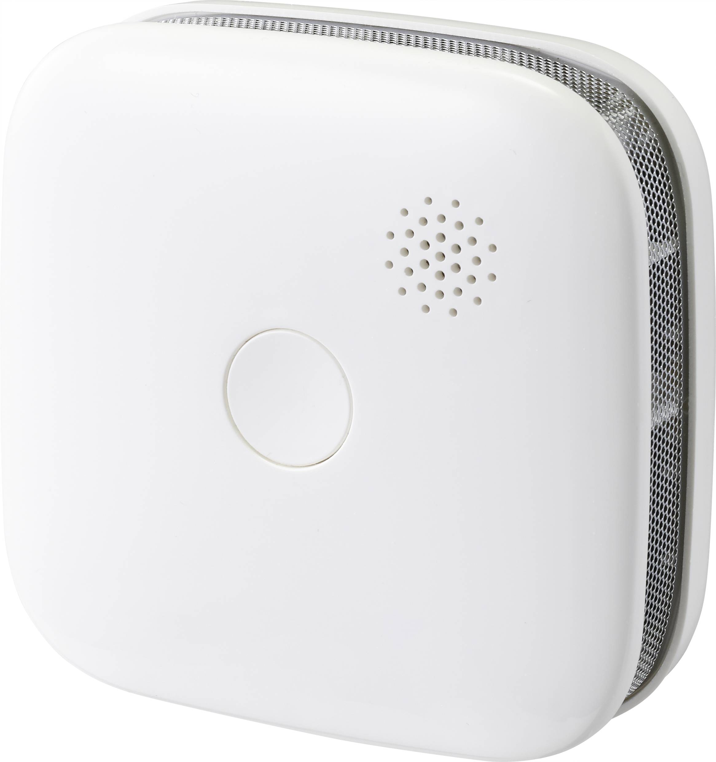 Sygonix SY-5040174 Rivelatore di fumo senza fili inclusa batteria con 5 anni di vita, collegabile alla rete a batteria (L x A x P) 76 x 76 x 29 mm