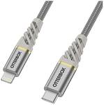 Otterbox Lightning to USB-C kábel – Premium 1 meter, strieborný