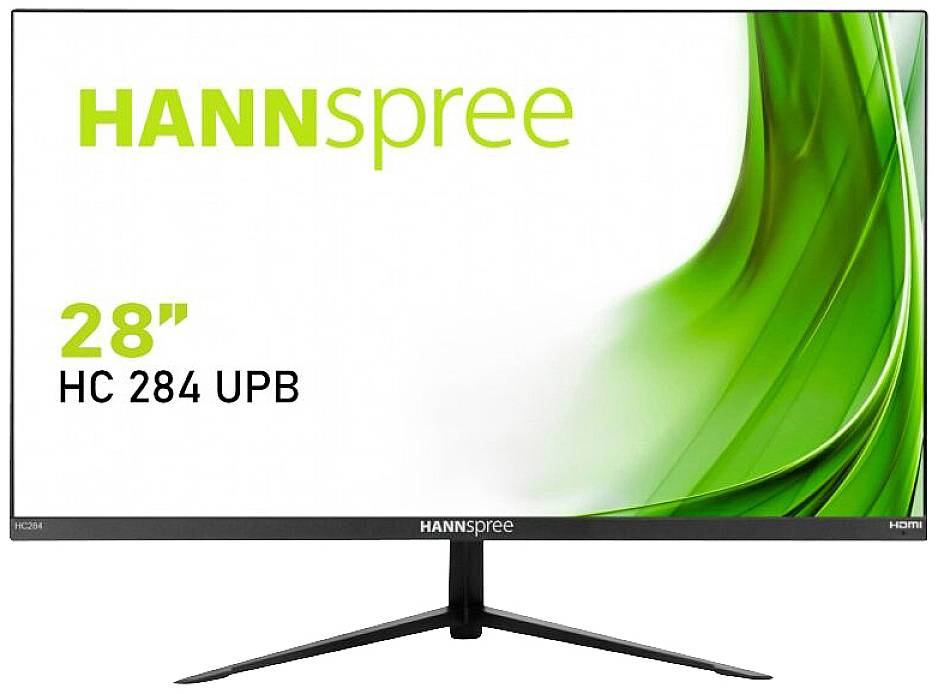 Hannspree HC284UFB LED monitor 71.1 cm (28 palca) En.trieda 2021 F (A - G) 3840 x 2160 Pixel UHD 5 ms HDMI ™, DisplayPort, USB, na slúchadlá (jack 3,5 mm)
