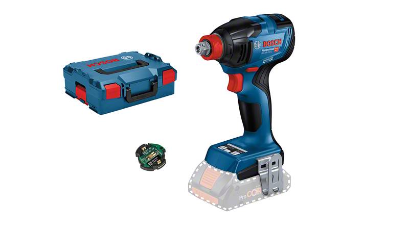 Bosch Professional GDX 18V-210 C + GCY 42 06019J0201 Mutterdragare batteri 18 V Li-Ion inkl. Bluetooth Modul, exkl. batteri/laddare, Utan laddare, inkl. väska