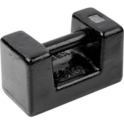 Čierna obdĺžniková činka s nápisom '10 kg' na boku, ktorá sa používa ako ručná váha alebo na cvičenie.