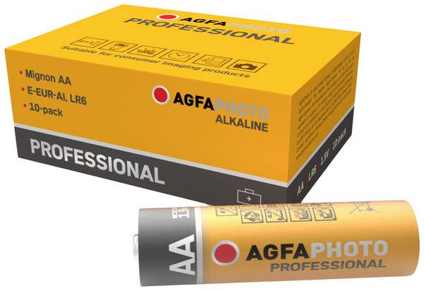 AgfaPhoto Professional tužková batéria typu AA alkalicko-mangánová  1.5 V 10 ks