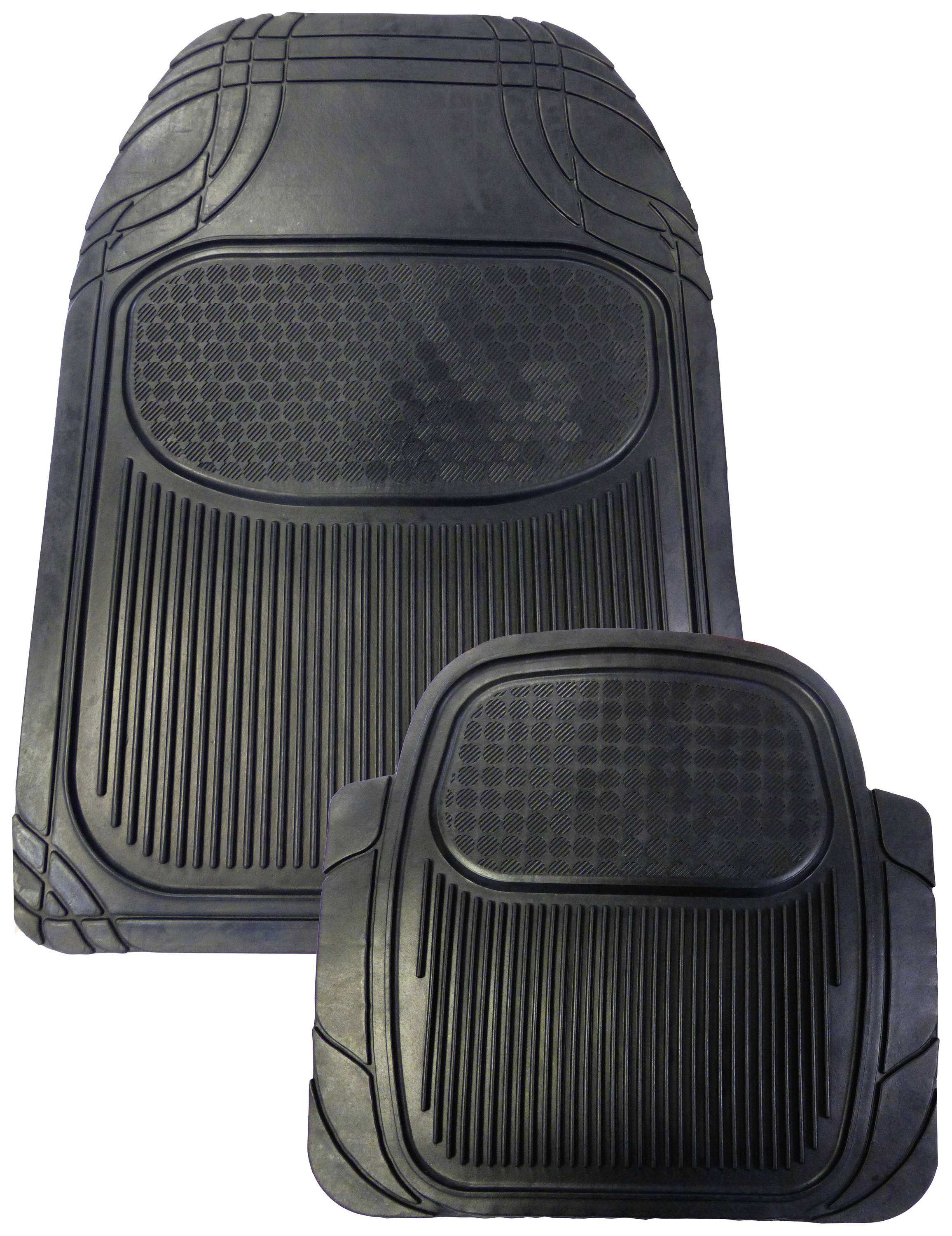 HP Autozubehör 16427 Fodmåtte (universal) Passer til (bilmærke): Universal Gummi (L x B) 71.5 cm x 49.5 cm Sort