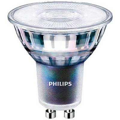 LED žiarovka značky Philips so soklom GU10. Vhodná pre energeticky efektívne osvetlenie v obytných alebo pracovných priestoroch.
