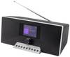 soundmaster IR3500SW IR3500SW internetové stolný rádio, internetové, DAB+, FM, AUX, Bluetooth, USB, Wi-Fi, internetové rádio, s USB nabíjačkou, vr. diaľkového ovládania, Spotify, funkcia alarmu, čierna
