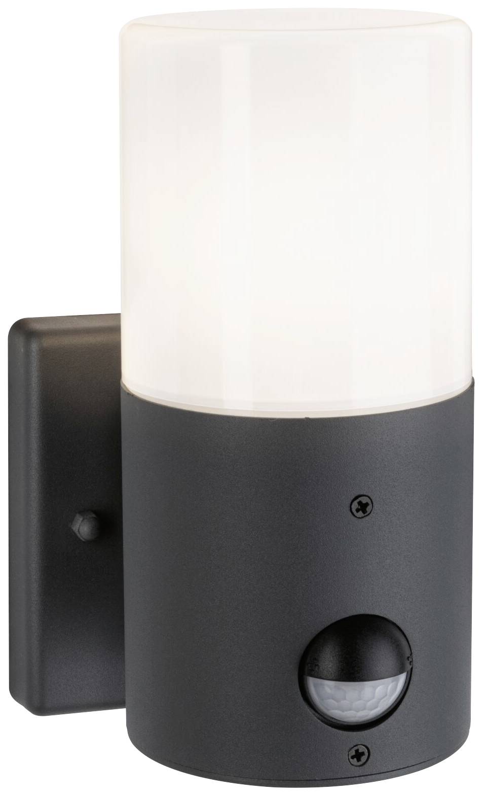 Paulmann Outd 230V Wandl Tubs PIR grau 94648 Lampada da parete per esterni con rilevatore di movimento E27