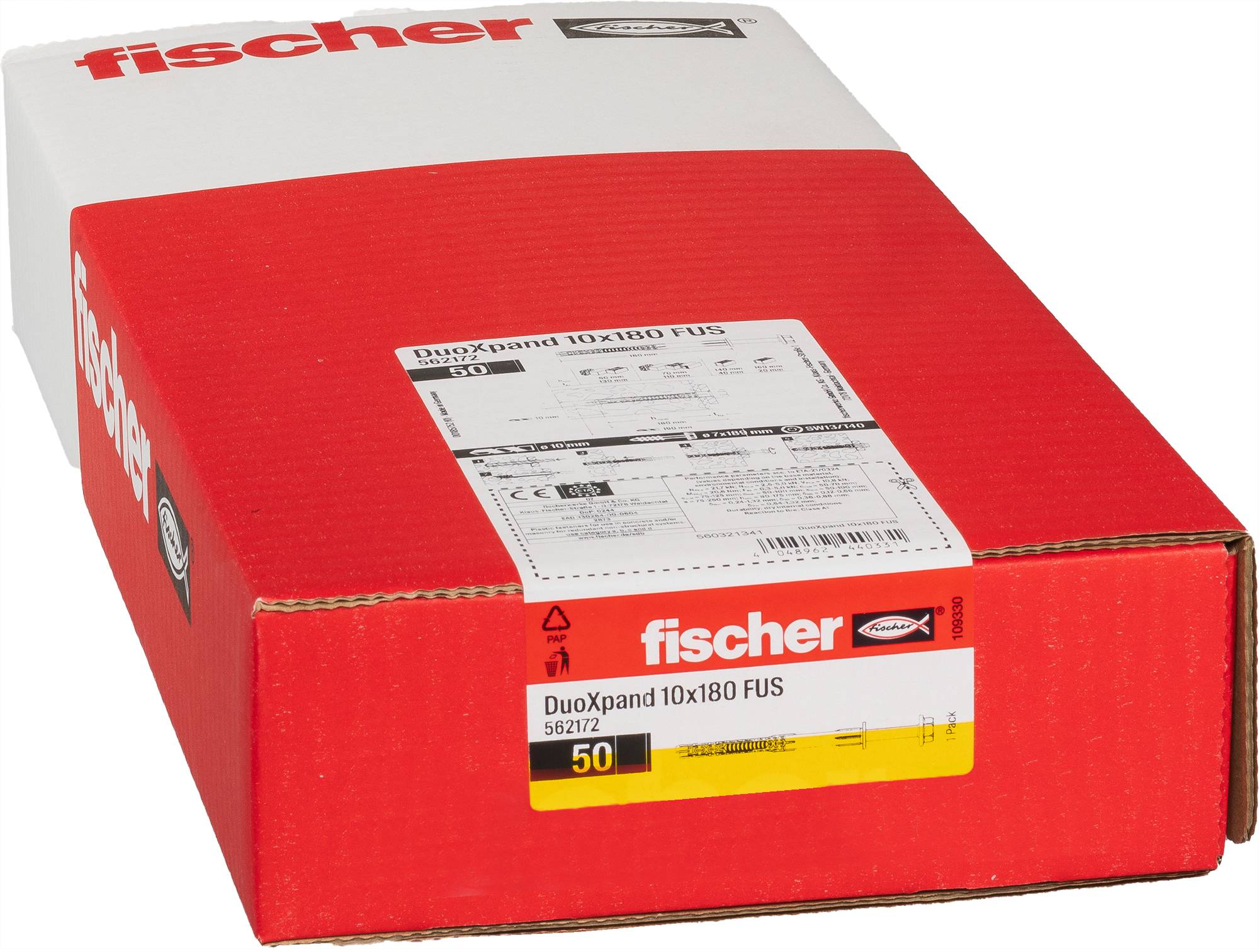 Fischer DuoXpand FUS príchytka s dlhým driekom 180 mm 10 mm 562172 50 ks-5