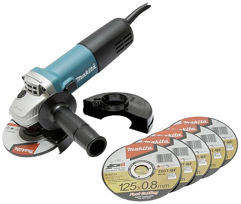 Makita 9558HNRX1 Vinkelslip 125 mm 840 W