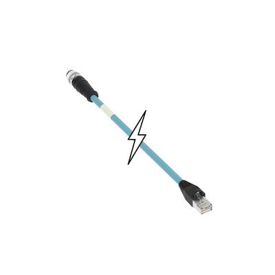 Modrý kábel s XLR konektorom na jednej strane a sieťovou RJ45 zástrčkou na strane druhej symbolizuje prepojenie.