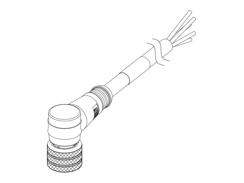Molex 1200658715 Sensor-, aktuator-stik, 1 stk