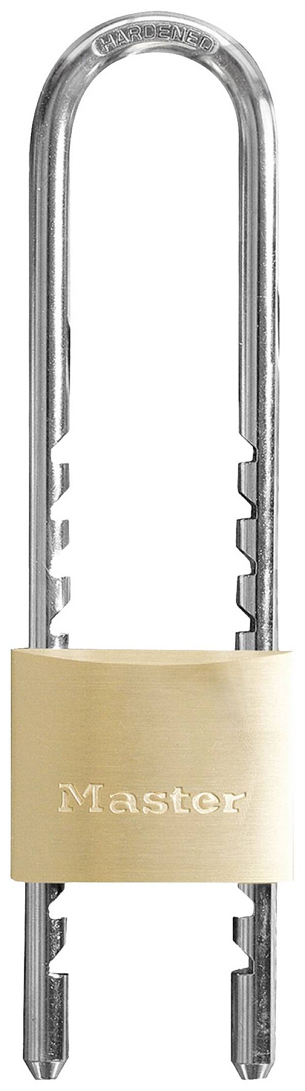 Master Lock P55985 visiaci zámok 50 mm zámky s rôznymi kľúčmi   zlatá, strieborná