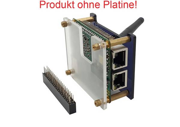 Radxa RockPi_Dev_Pack SBC skriňa   čierna