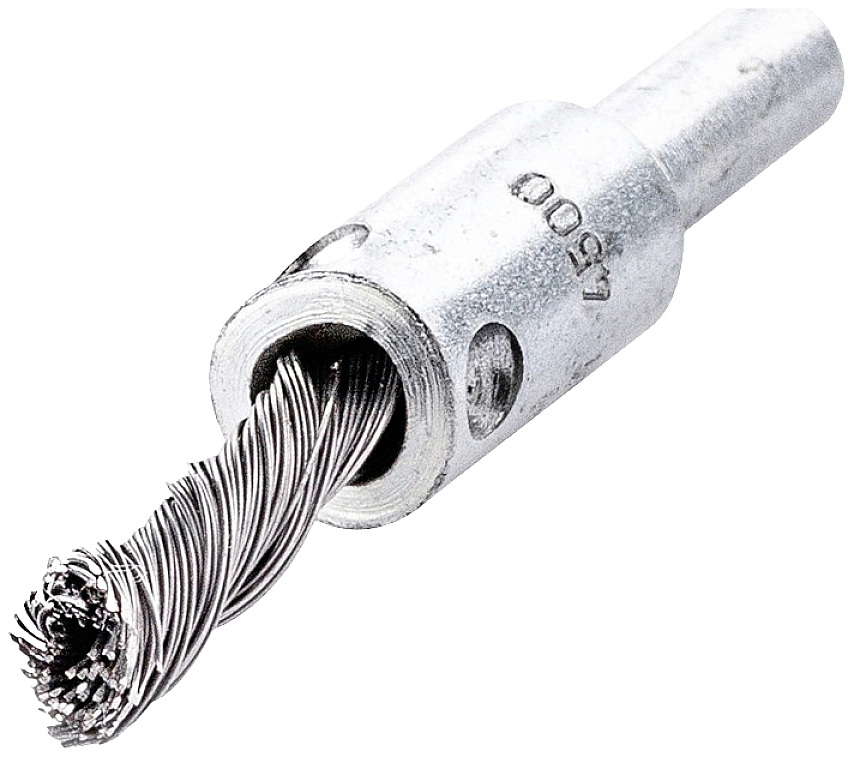 Lessmann Koncová kefa D.6mm hriadeľ 6mm hrúbka drôtu 0,35mm STA 4500min 451278 1 ks
