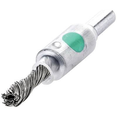 Lessmann Koncová kefa D.6mm hriadeľ 6mm hrúbka drôtu 0,35mm VA 4500min 451478 1 ks