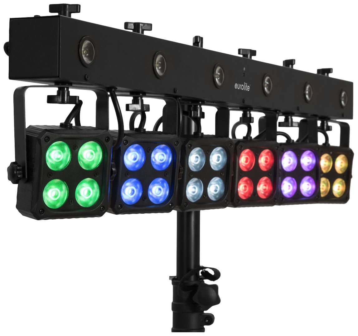 Eurolite LED KLS-180/6 Kompakt-Lichtset Faretto LED effetto DMX