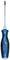 Skrutkovač so sivým gombíkom a logom Bosch.