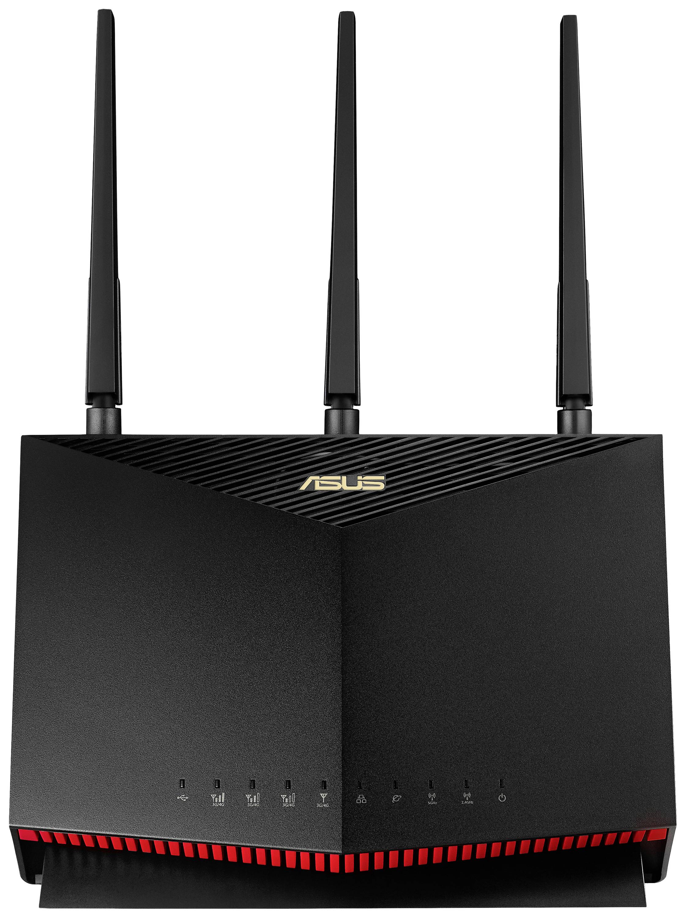 Asus 4G-AC86U AC2600 Cat. 12 Router Modem integrato: UMTS, LTE 2.4 GHz, 5 GHz 600 MBit/s