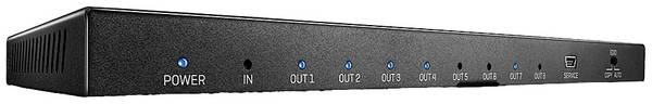 LINDY 38237 8 portů HDMI splitter  3840 x 2160 Pixel čierna