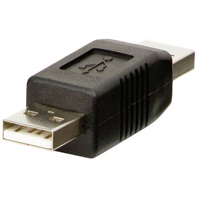 Čierny adaptér USB-A, ktorý umožňuje pripojenie káblov s rôznymi USB portami na prenos dát.