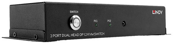 LINDY KVM-Umschalter  prepínač KVM  DisplayPort diaľkové ovládanie 3840 x 2160 Pixel