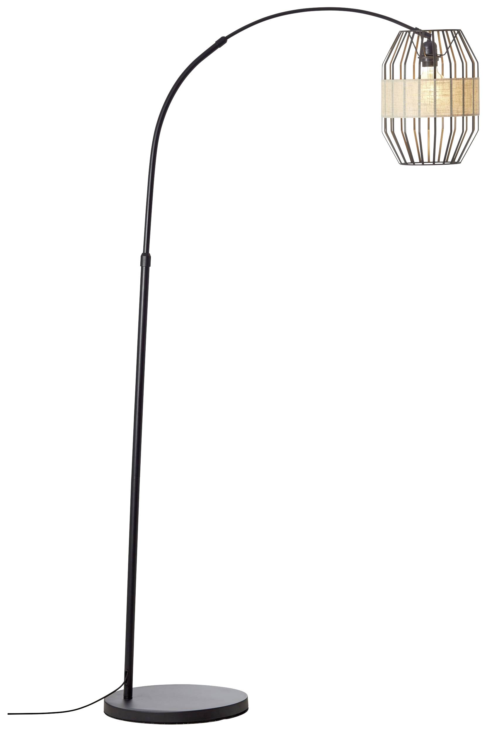 Brilliant Slope 93149/76 Staande Lamp E27 Zwart, Natuur