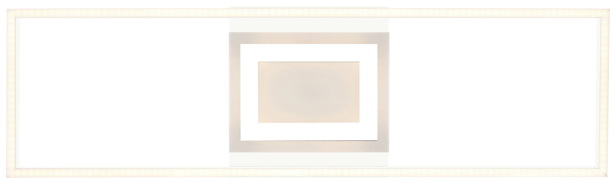 Niekoľko jednoduchých, svetlo orámovaných obdĺžnikov v opakujúcom sa vzore.