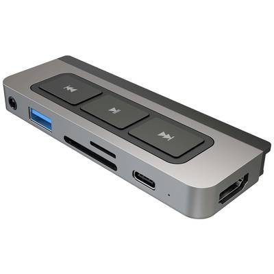 HYPER HD449 1 port USB-C® (USB 3.1) MultiPort húb  sivá, strieborná