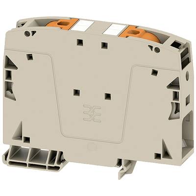 Sivé elektrické odpájacie relé s oranžovými komponentmi, vhodné na izoláciu v rozvádzačoch.
