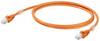 Weidmüller 2563810030 RJ45 sieťové káble, prepojovacie káble CAT 6A S/FTP 3.00 m oranžová 1 ks