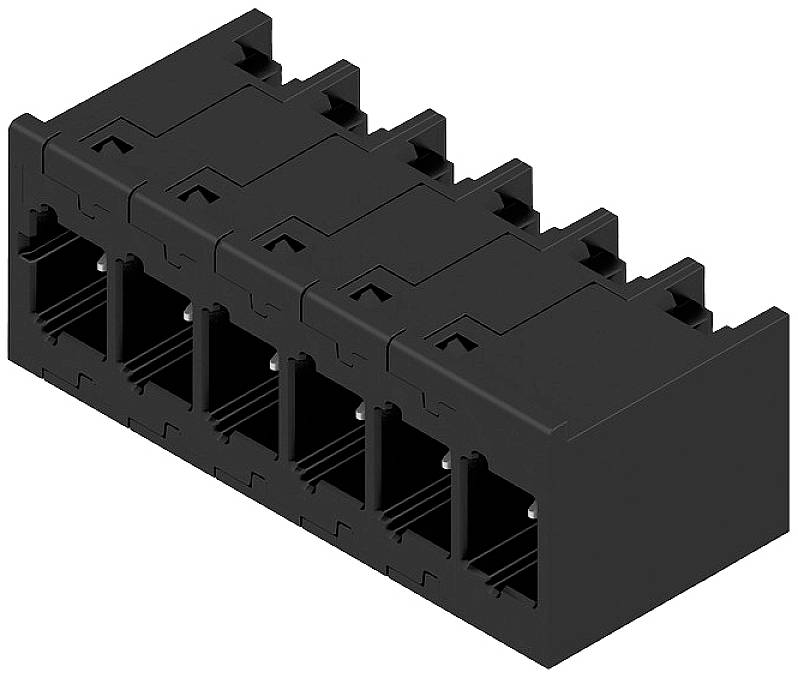 Weidm&uuml;ller 2741450000 Printklem Aantal polen 6 Zwart 17 stuk(s)