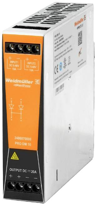 Weidmüller PRO DM 10 Modulo diodi 10 A 240 VA, 466 W Contenuto 1 pz.