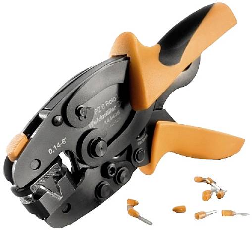 Weidmüller PZ 6 ROTO L ZERT 1527230000 Pinza crimpatrice Boccola 0.14 fino a 6 mm²