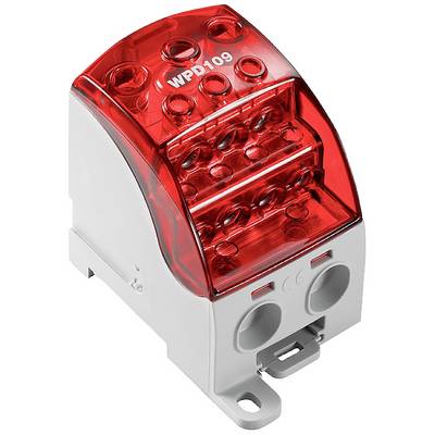 Biely a červený elektrický spínací prístroj s nápisom 'WPD109', vhodný na použitie v elektrických inštaláciách.