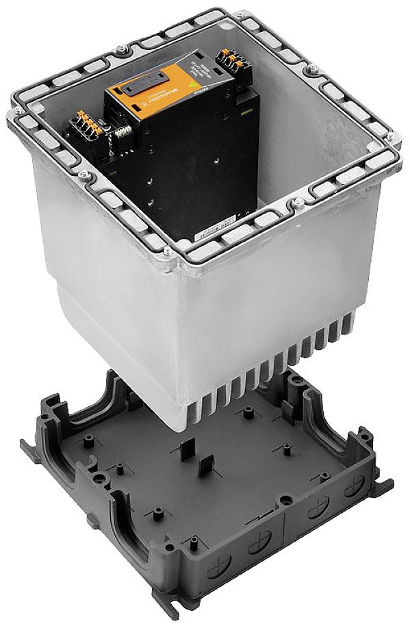 Weidmüller 8000044521 FP PRO TOP3 24/10 2M Scatola di distribuzione flessibile: - rigido: - 1 pz. Grigio