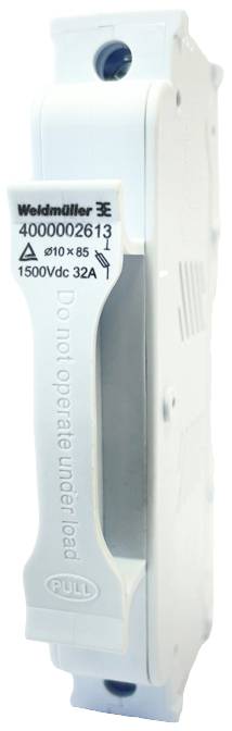 Weidmüller 4000002613 FUSEHOLDER WSFH 10X85 1K5V Zekeringhouder Geschikt voor Fotovoltaïsche zekering 10 stuk(s) afbeelding