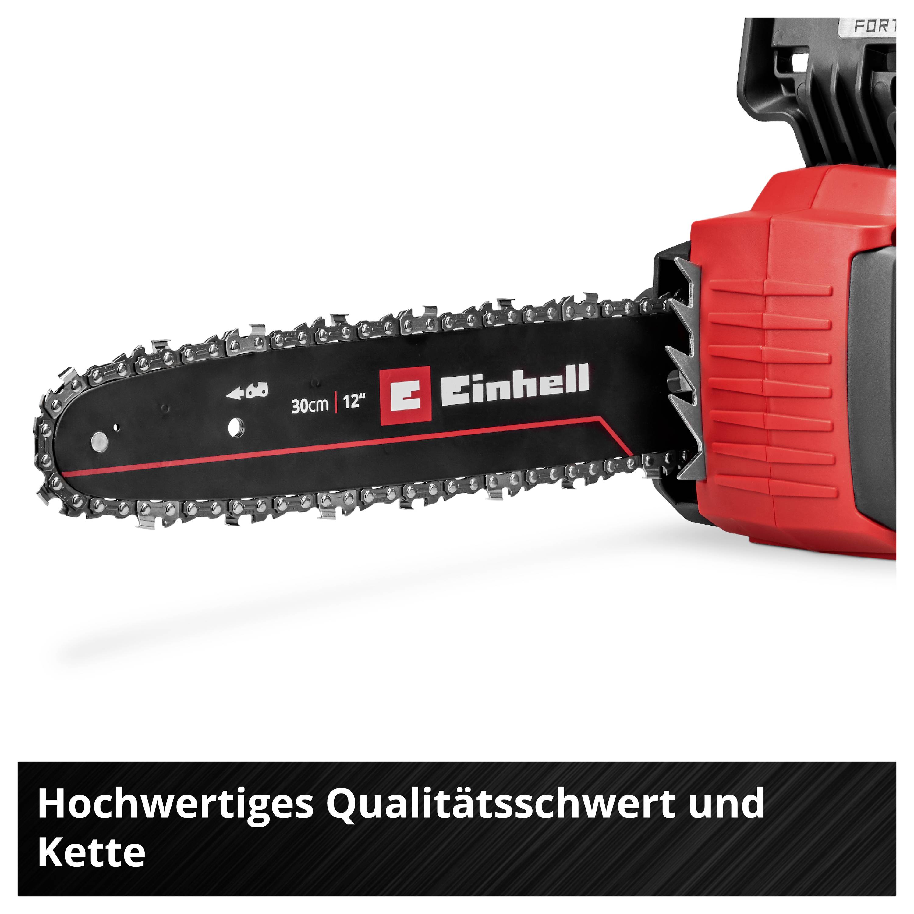 Einhell Power X-Change FORTEXXA 18/30 na akumulátor reťazová píla Dĺžka čepele 300 mm-7