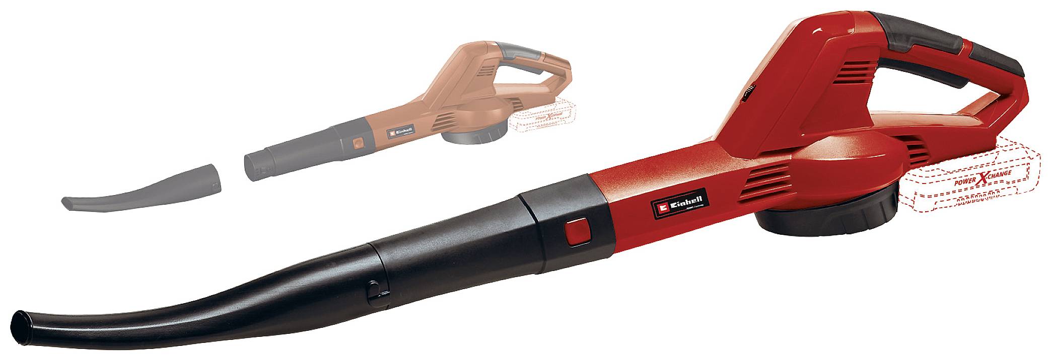 Einhell GE-CL 18/1 Li E-Solo Power X-Change na akumulátor 3433541 fúkač lístia mäkká rukoväť, bez akumulátora, bez nabíj