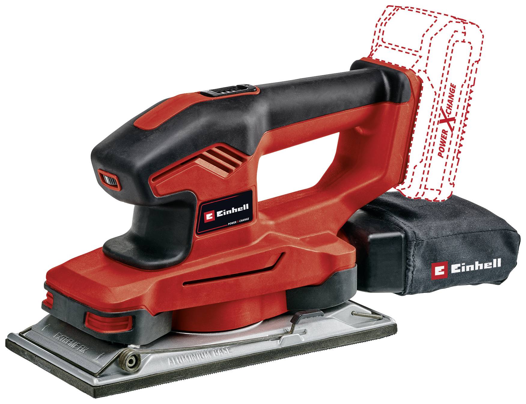 Einhell Power X-Change TE-OS 18/230 Li Solo 4460720 Slipmaskin batteridriven Antal batterier som ingår 0
