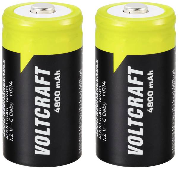 VOLTCRAFT Endurance akumulátor typu C  Ni-MH 4800 mAh 1.2 V 2 ks