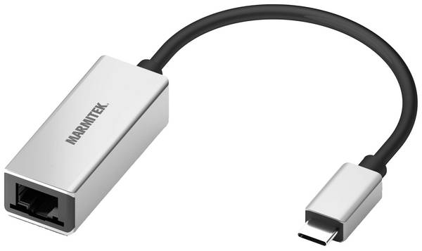 Marmitek USB-C® adaptér [1x USB-C® - 1x RJ45 zásuvka] USB-C / Ethernet Adapter vrátane zásuvky RJ45