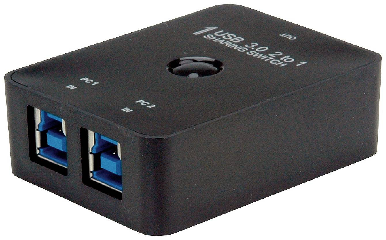Commutatore USB 3.0 Value 3 Porte Nero